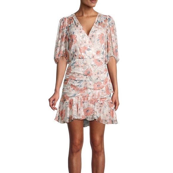 Rebecca Taylor Dresses & Skirts - REBECCA TAYLOR Amelie Silk-Blend Floral Dress